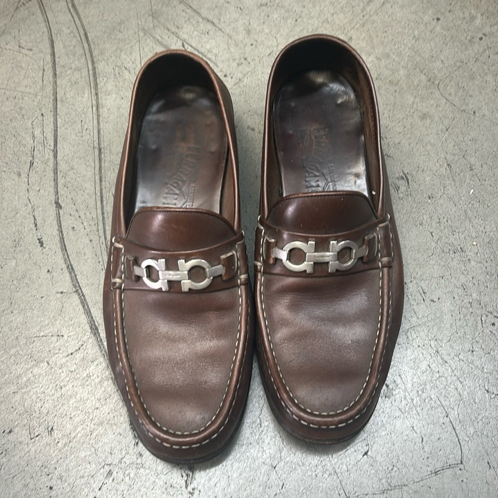 Ferragamo men loafer size 9